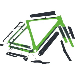 Scott Sports SYN Frame Protection kit ADDICT gravel – clear gloss