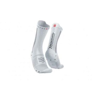 Compressport Pro riding socks v4.0 – Blanc