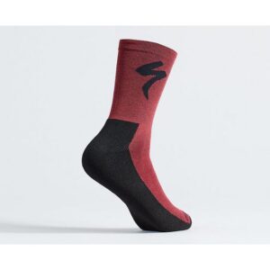 Specialized PRIMALOFT LIGHTWEIGHT TALL LOGO SOCK – Maroon