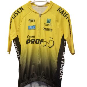 Tzamo PROF Maillot MC "Race" – Jaune