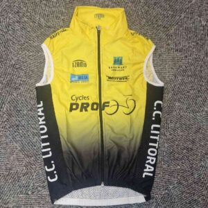 Tzamo KIDS PROF Gilet coupe-vent – Jaune