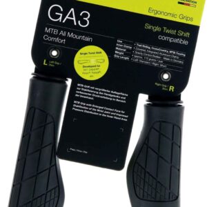 Ergon Poignées GA3 Single Small Twist Shift black
