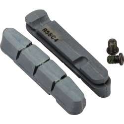 Shimano Paire de gommes de frein R55C4 avec vis fixation