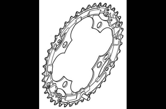 Shimano Plateau Acera FC-M361 42 dents pour protège-chaîne noir