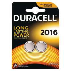 Duracell Pile CR2016 3V Lithium plate